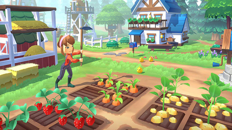 เกมทําฟาร์มฟรี-"Free farming game."