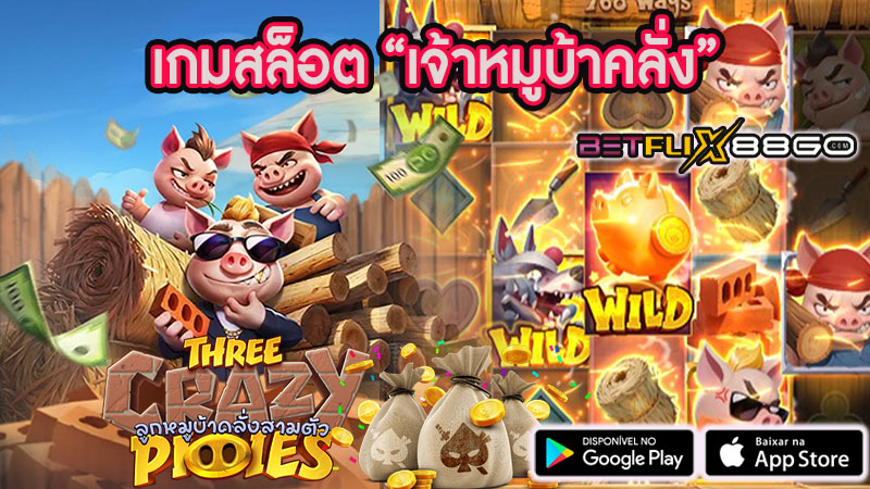 เกมThree Crazy Piggies-"GameThree Crazy Piggies"